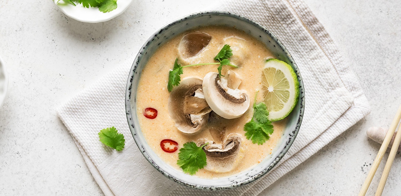 Tom Kha Thai Coconut Chicken Soup Trident Foods